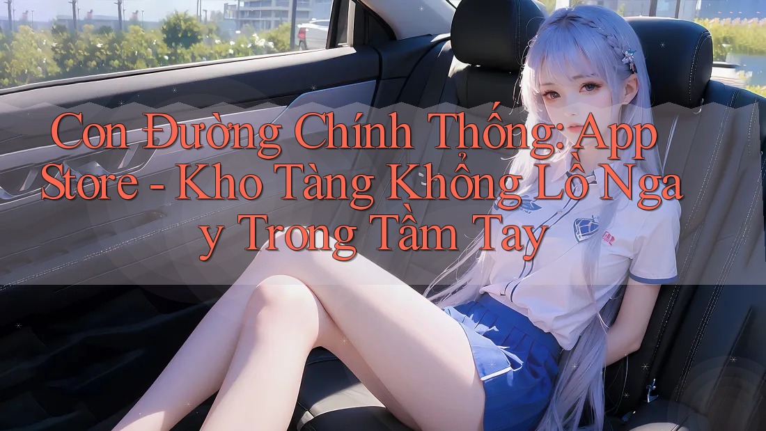 Con Đường Chính Thống: App Store - Kho Tàng Khổng Lồ Ngay Trong Tầm Tay