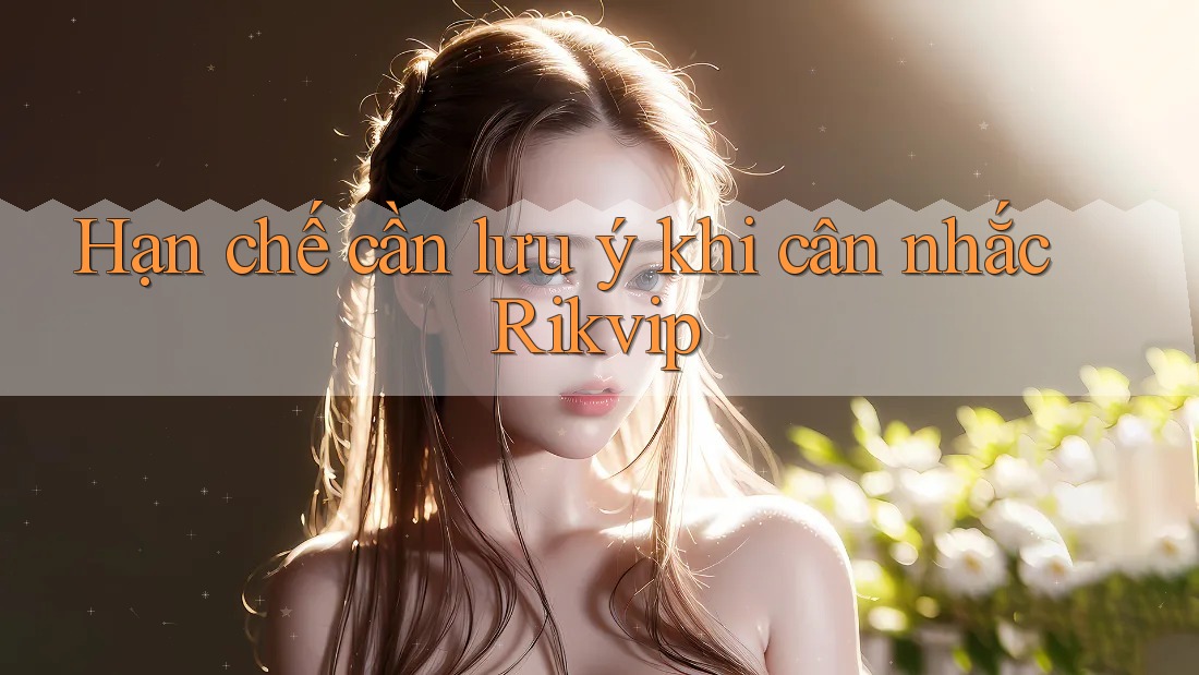 Hạn chế cần lưu ý khi cân nhắc Rikvip Hạn chế cần lưu ý khi cân nhắc Rikvip