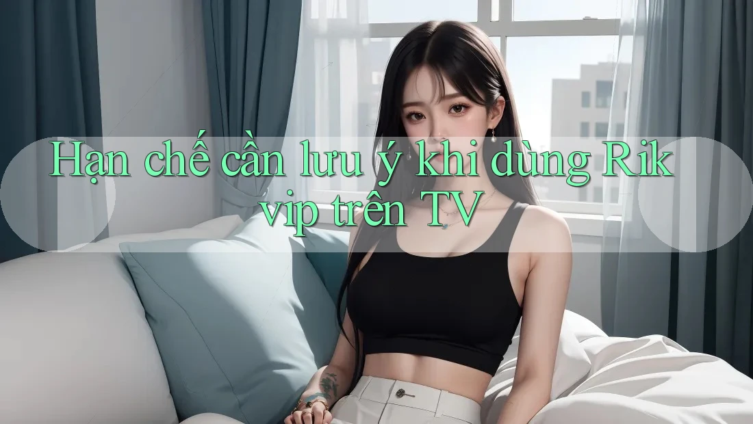 Hạn chế cần lưu ý khi dùng Rikvip trên TV