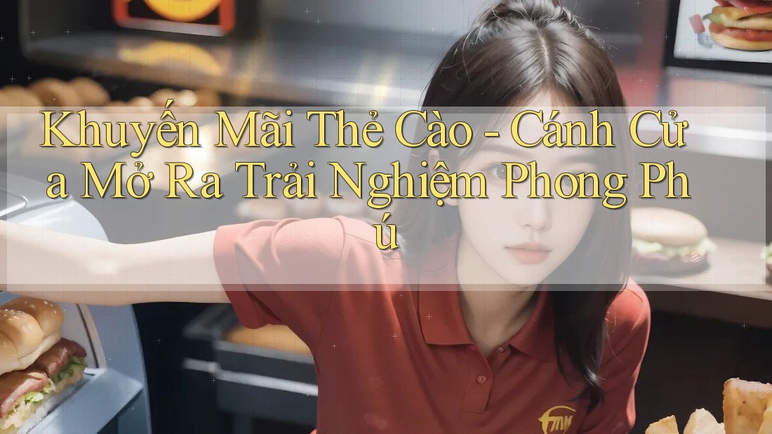 Khuyến Mãi Thẻ Cào - Cánh Cửa Mở Ra Trải Nghiệm Phong Phú