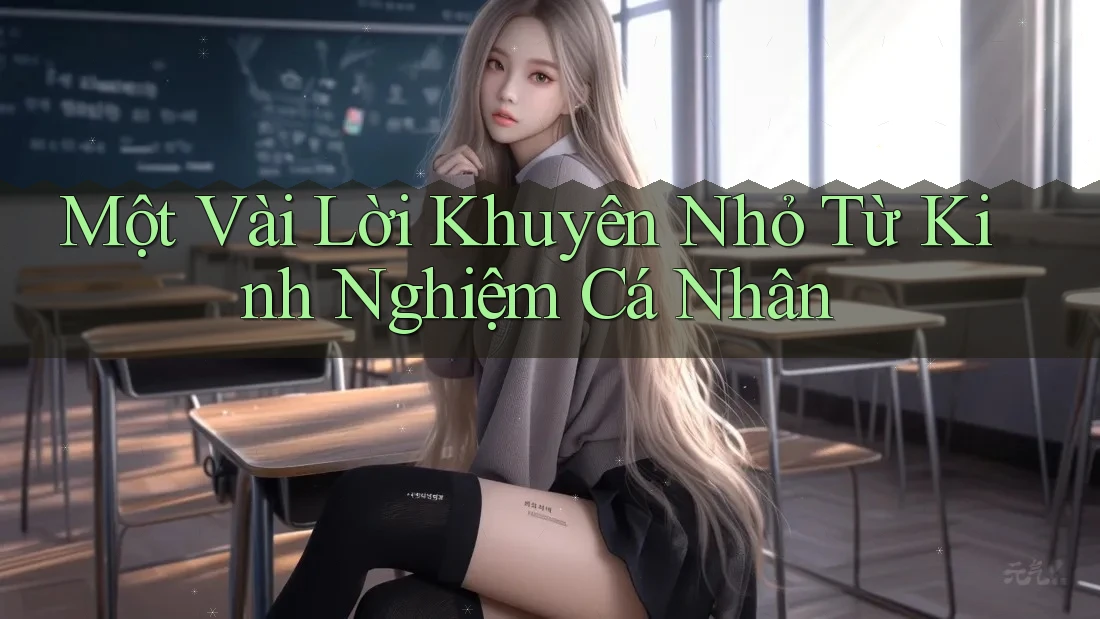 Một Vài Lời Khuyên Nhỏ Từ Kinh Nghiệm Cá Nhân
