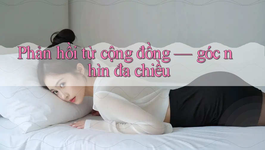 Phản hồi từ cộng đồng: Góc nhìn đa chiều Phản hồi từ cộng đồng: Góc nhìn đa chiều