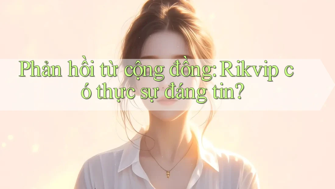 Phản hồi từ cộng đồng: Rikvip có thực sự đáng tin? Phản hồi từ cộng đồng: Rikvip có thực sự đáng tin?