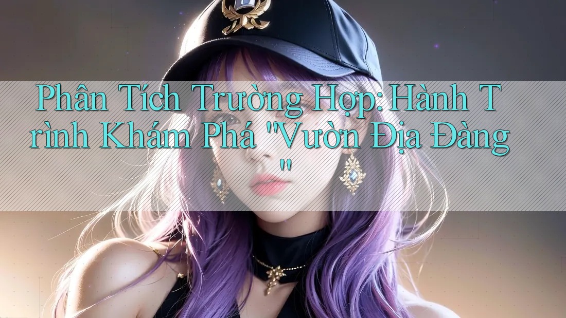 Phân Tích Trường Hợp: Hành Trình Khám Phá “Vườn Địa Đàng” Phân Tích Trường Hợp: Hành Trình Khám Phá “Vườn Địa Đàng”