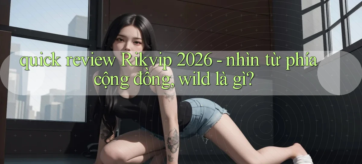 quick review Rikvip 2026   nhìn từ phía cộng đồng, wild là gì