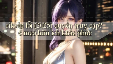 rikvip lỗi (2025) quyền truy cập 6 mẹo hữu ích khắc phục